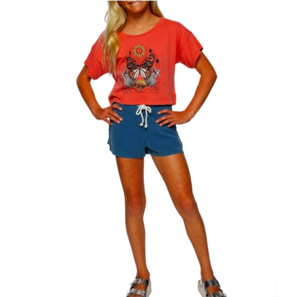 O'NEILL Magic Maker Girls Crop Tee Size L